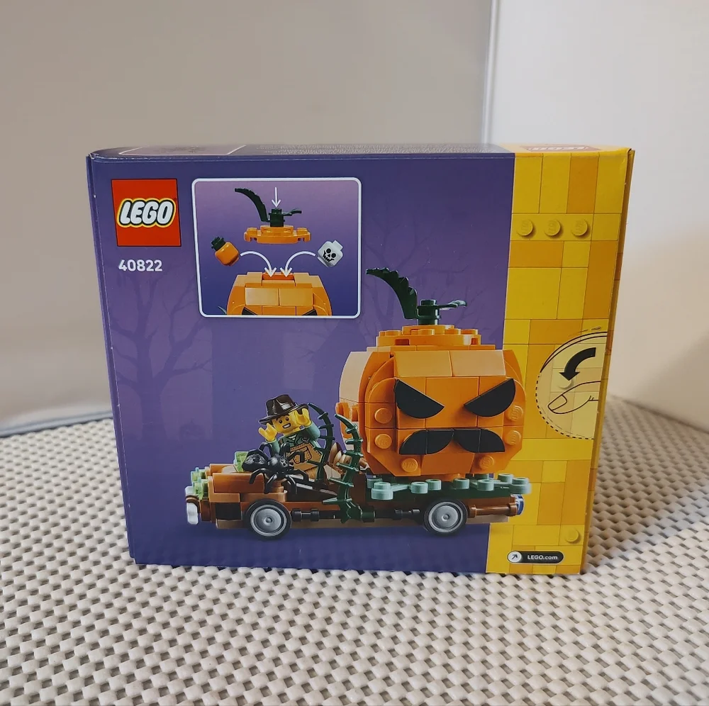 Lego 40822 Jack-o'-lantern Pickup Truck Building Toy Set Halloween NWT